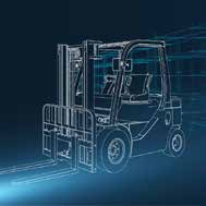 Gaffeltrucker illustrasjon