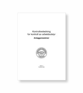Ny revisjon av kontrollbok for arbeidsmaskin og tilhørende veiledning