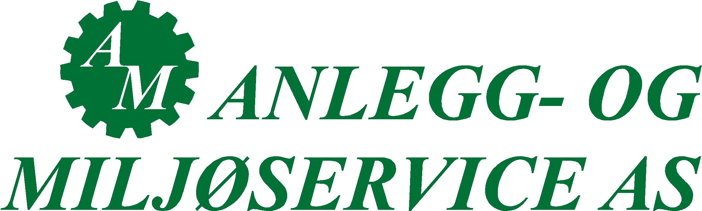 Logo Anlegg- og Miljøservice AS